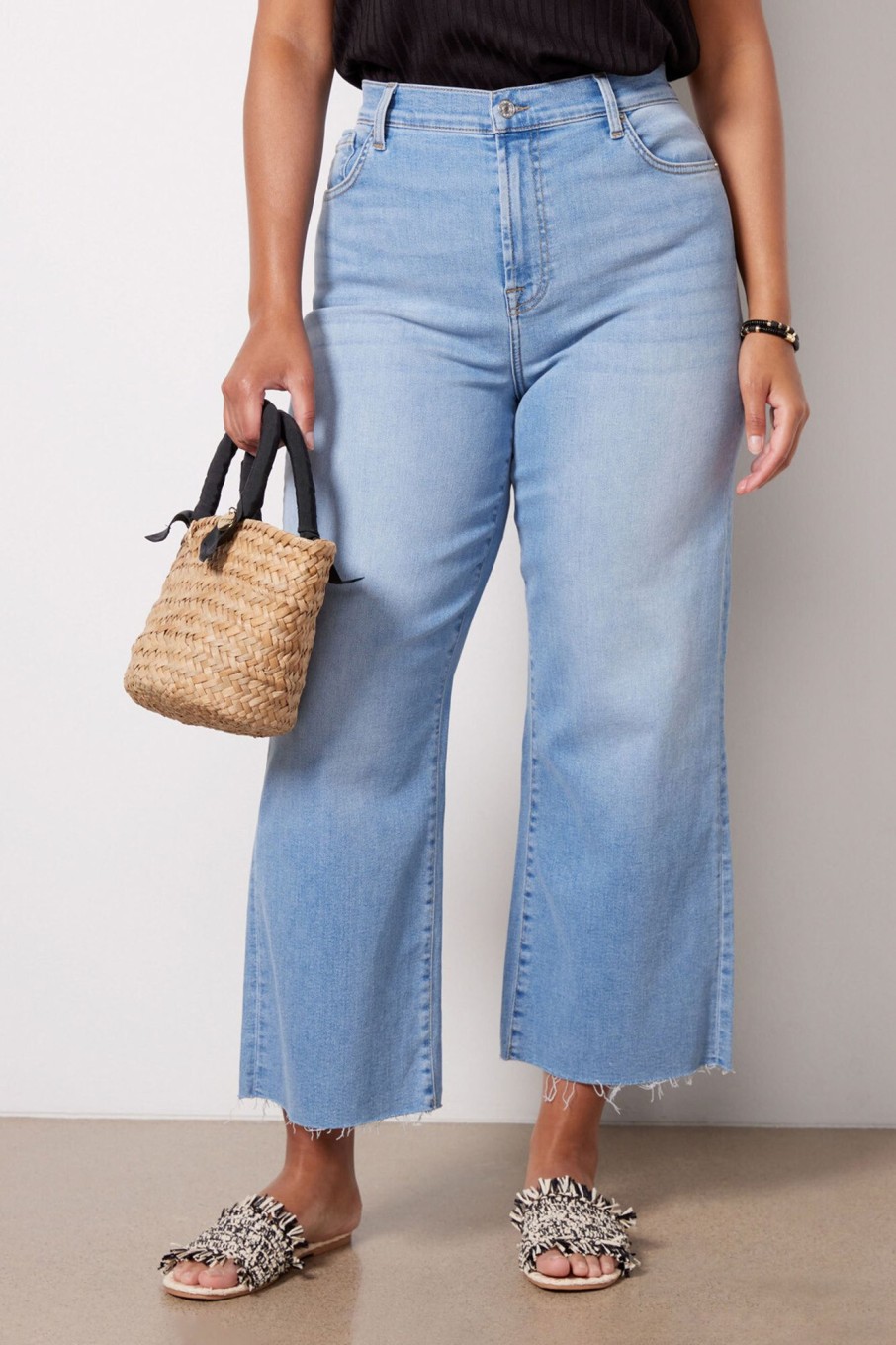 Clothing 7 FOR ALL MANKIND | Cropped Alexa Jean