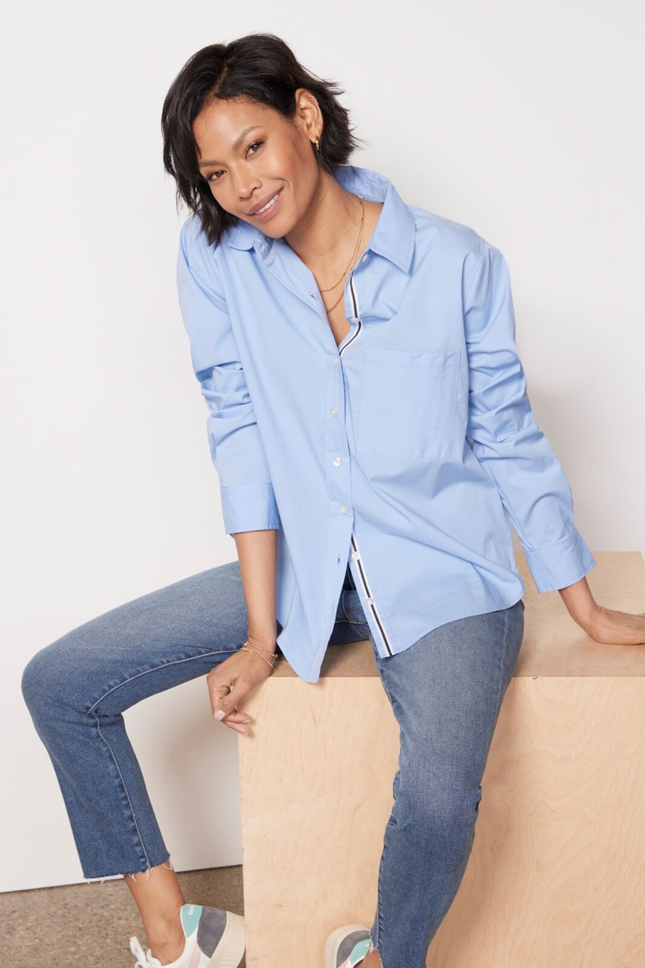 Clothing EVEREVE | Ciera Relaxed Button Down