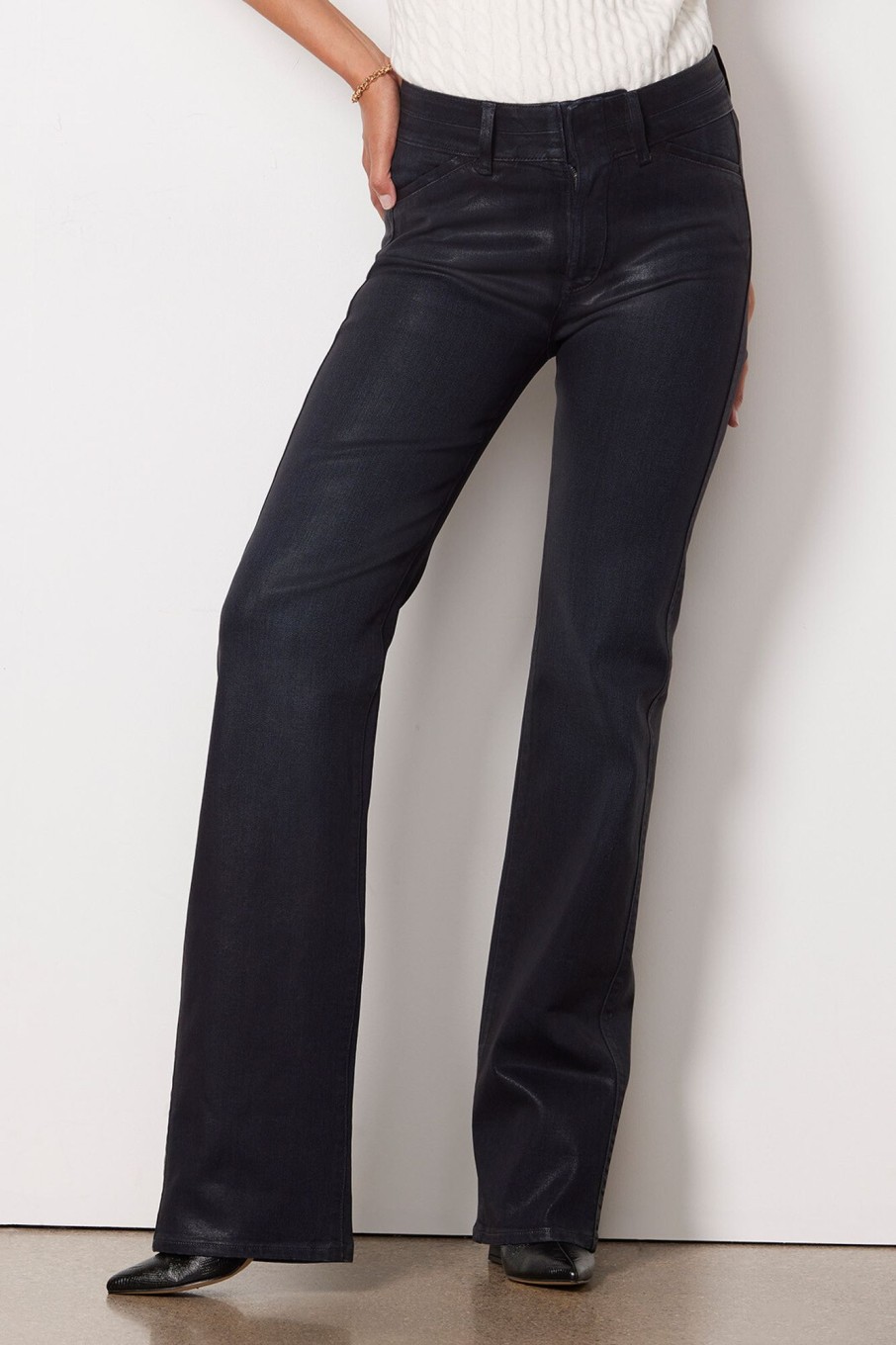 Clothing PAIGE | Coated Blake Trouser