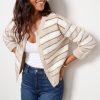 Clothing DESIGN HISTORY | Avalee Striped Sequin Cardigan