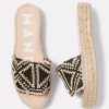 Shoes & Accessories MANEBI | Double Sole Woven Sandal