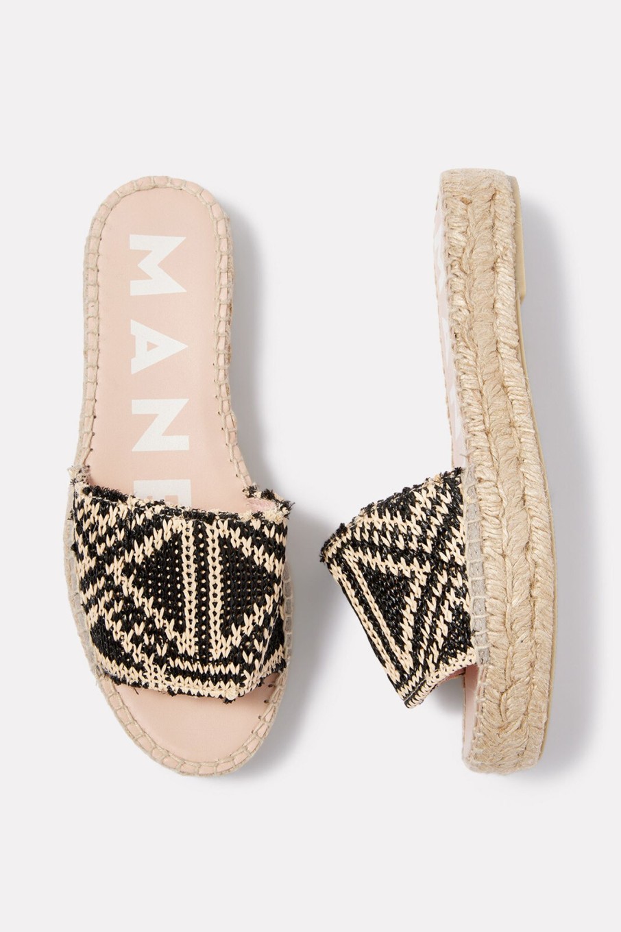 Shoes & Accessories MANEBI | Double Sole Woven Sandal