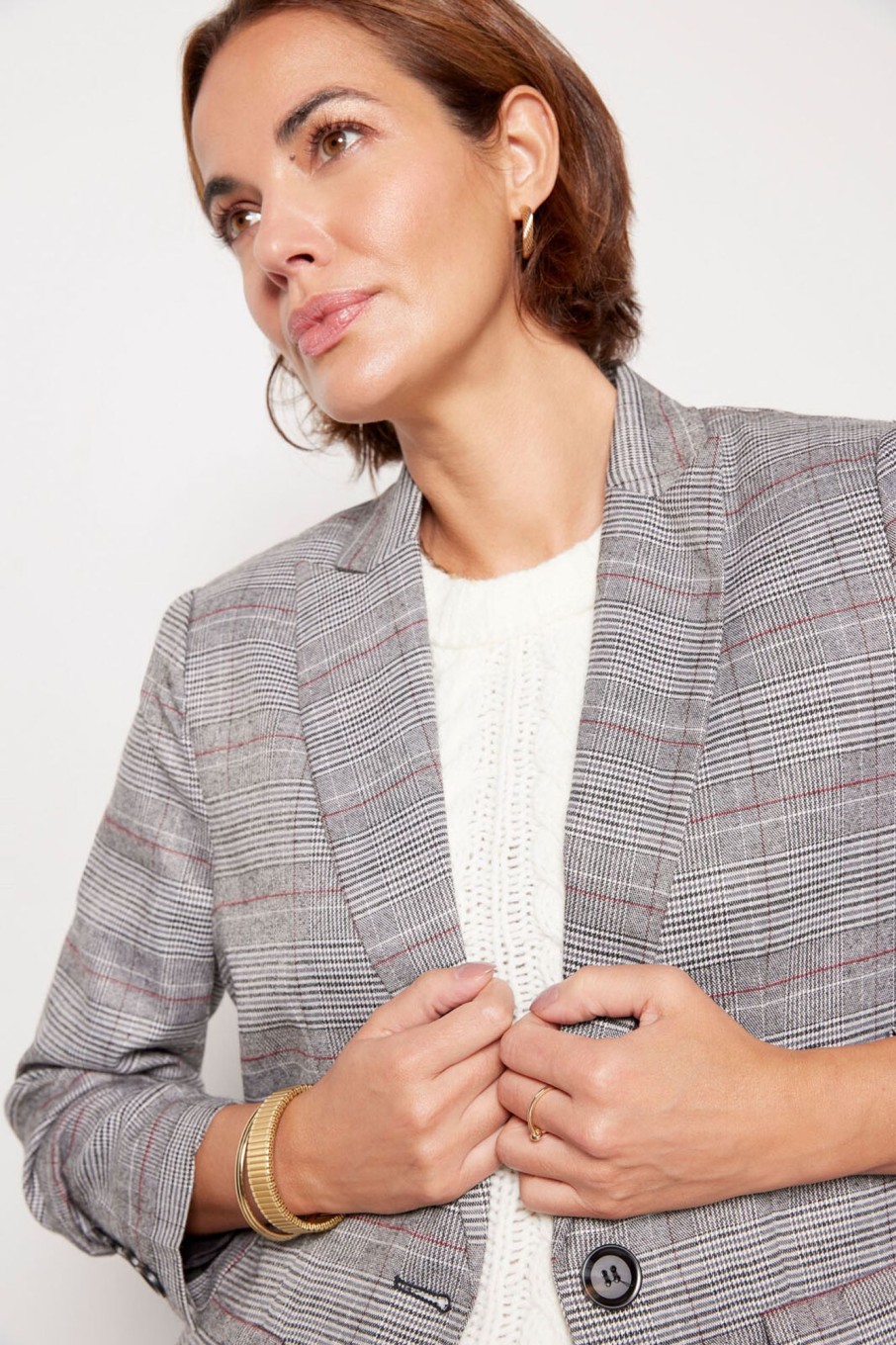 Clothing EVEREVE | Bank St. Plaid Blazer