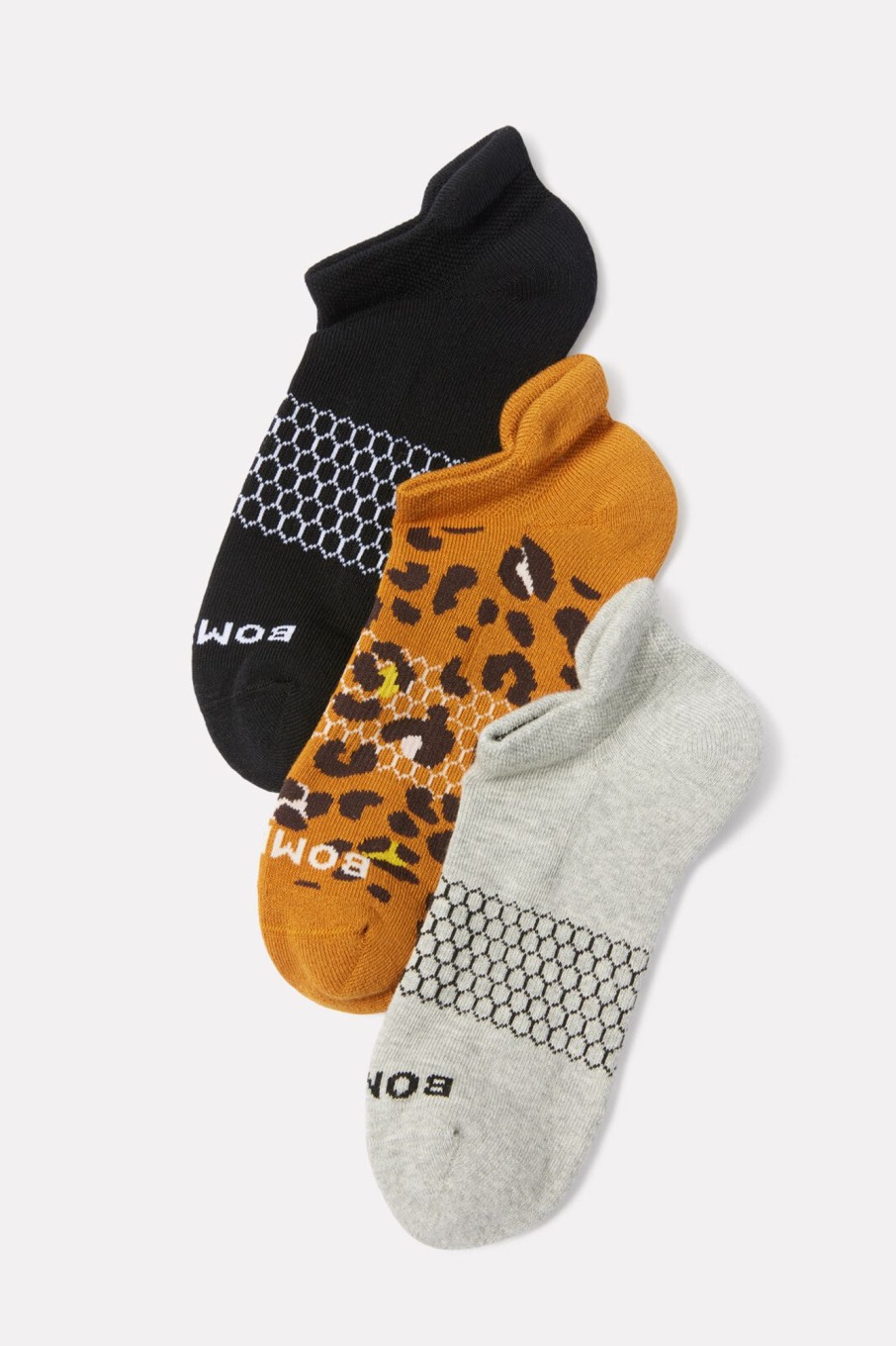 Shoes & Accessories BOMBAS | 3 Pack Ankle Socks With Leopard