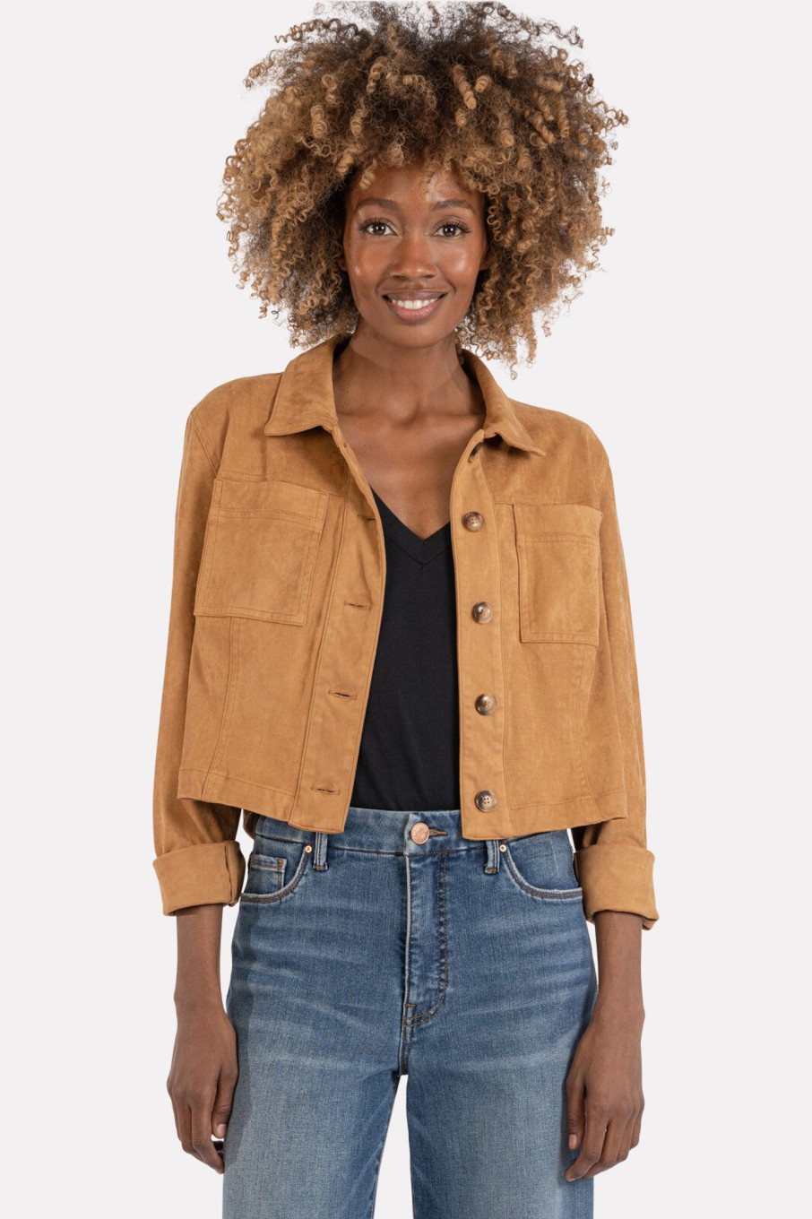 Clothing KUT FROM THE KLOTH | Matilda Crop Trucker Jacket