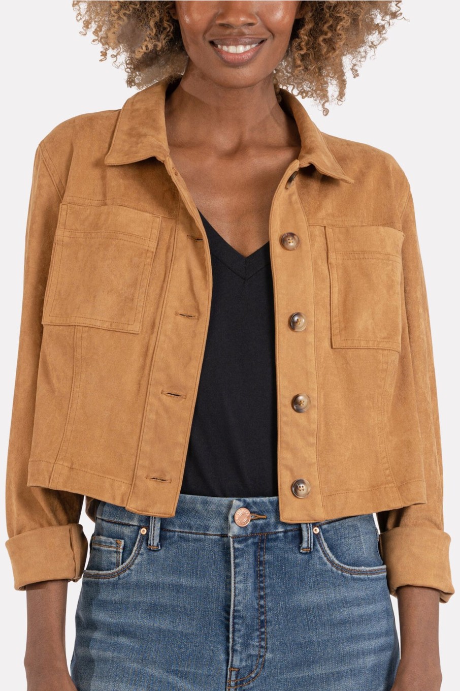 Clothing KUT FROM THE KLOTH | Matilda Crop Trucker Jacket