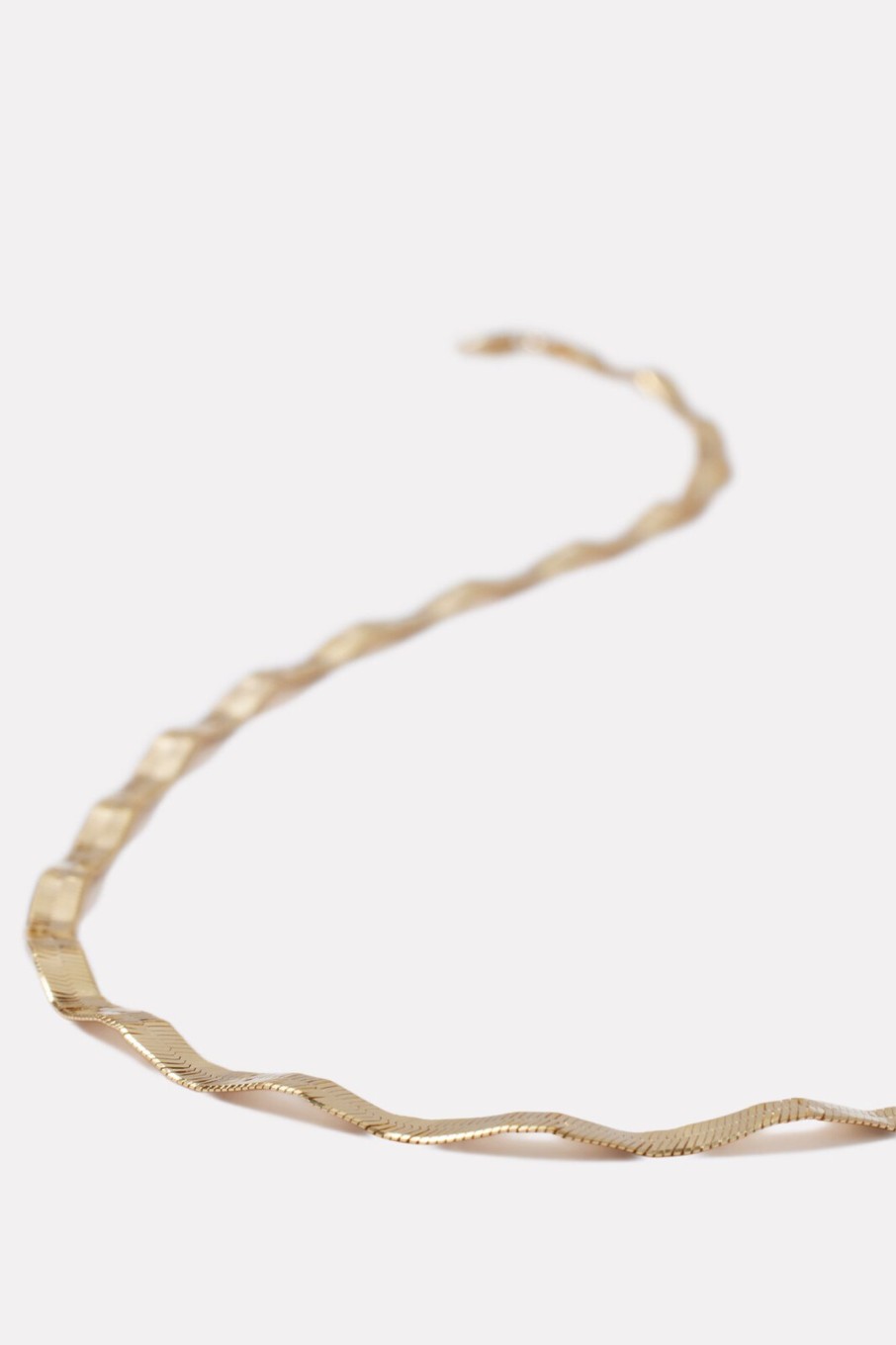 Shoes & Accessories EVEREVE | Wavy Snake Chain Necklace