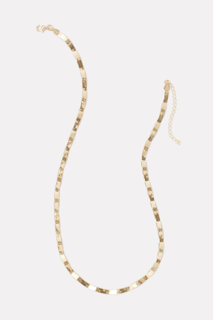 Shoes & Accessories EVEREVE | Wavy Snake Chain Necklace