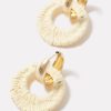 Shoes & Accessories EVEREVE | Jesse Raffia Hoop Earring