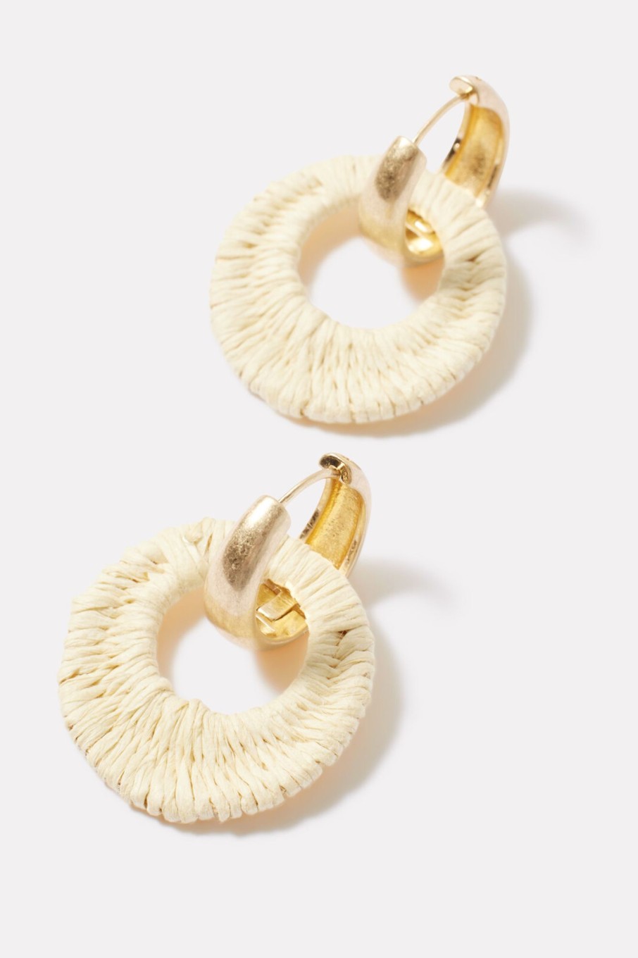 Shoes & Accessories EVEREVE | Jesse Raffia Hoop Earring