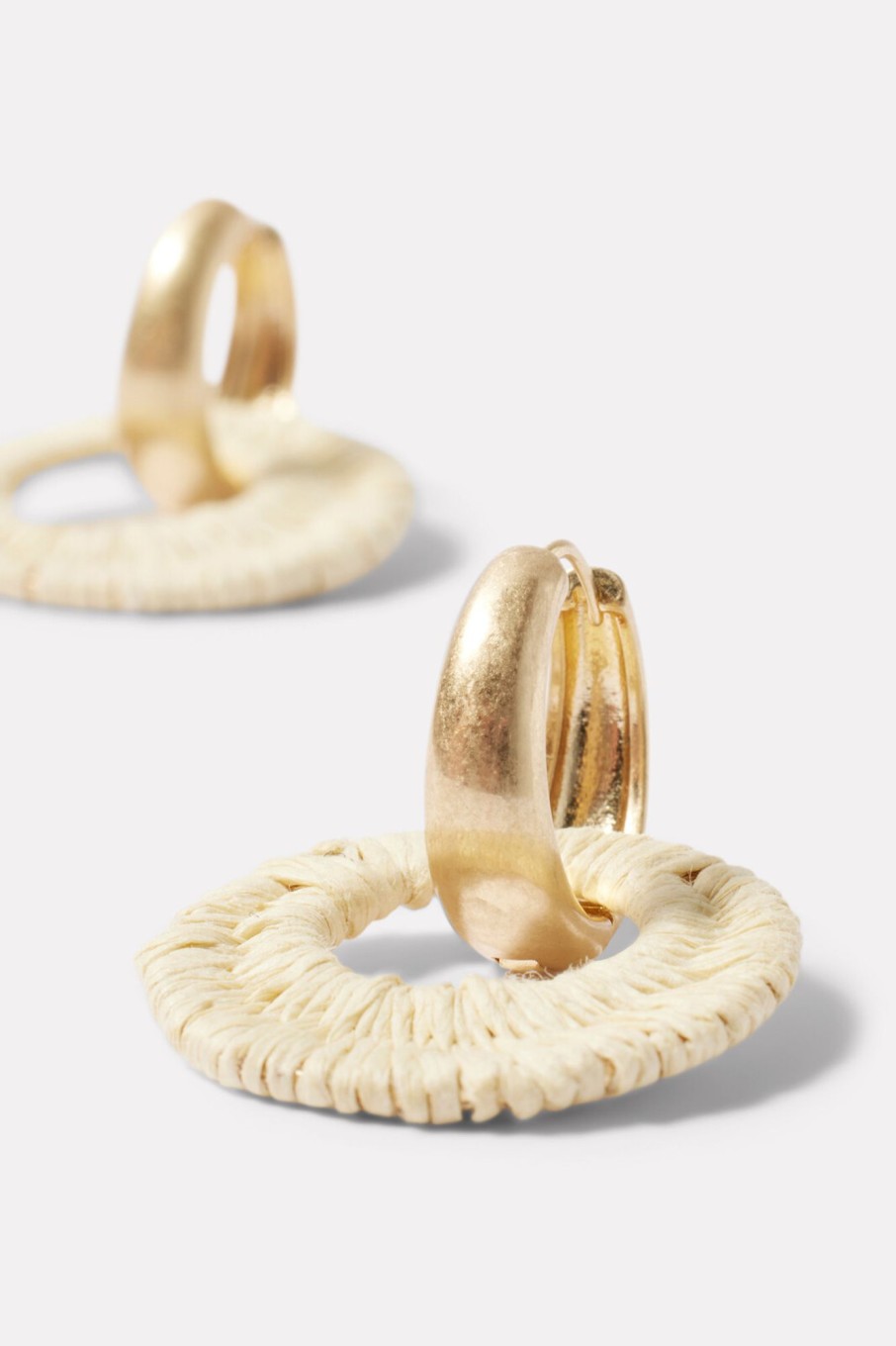 Shoes & Accessories EVEREVE | Jesse Raffia Hoop Earring