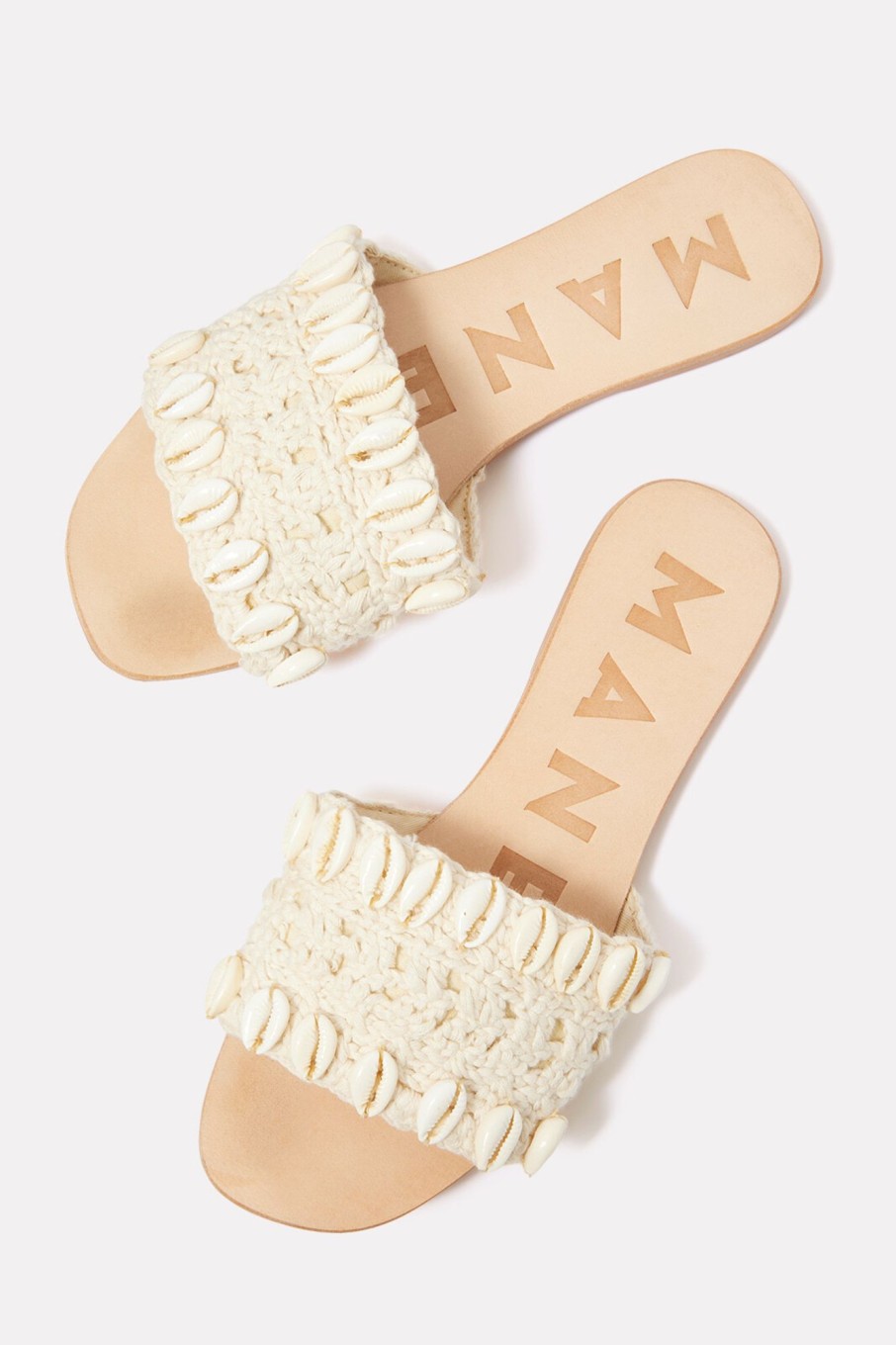 Shoes & Accessories MANEBI | Shell Slide Sandal