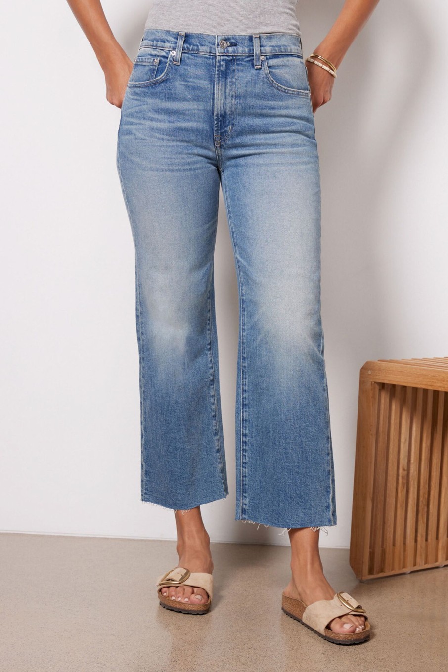 Clothing EDWIN | Marli Ankle Raw Hem Jean