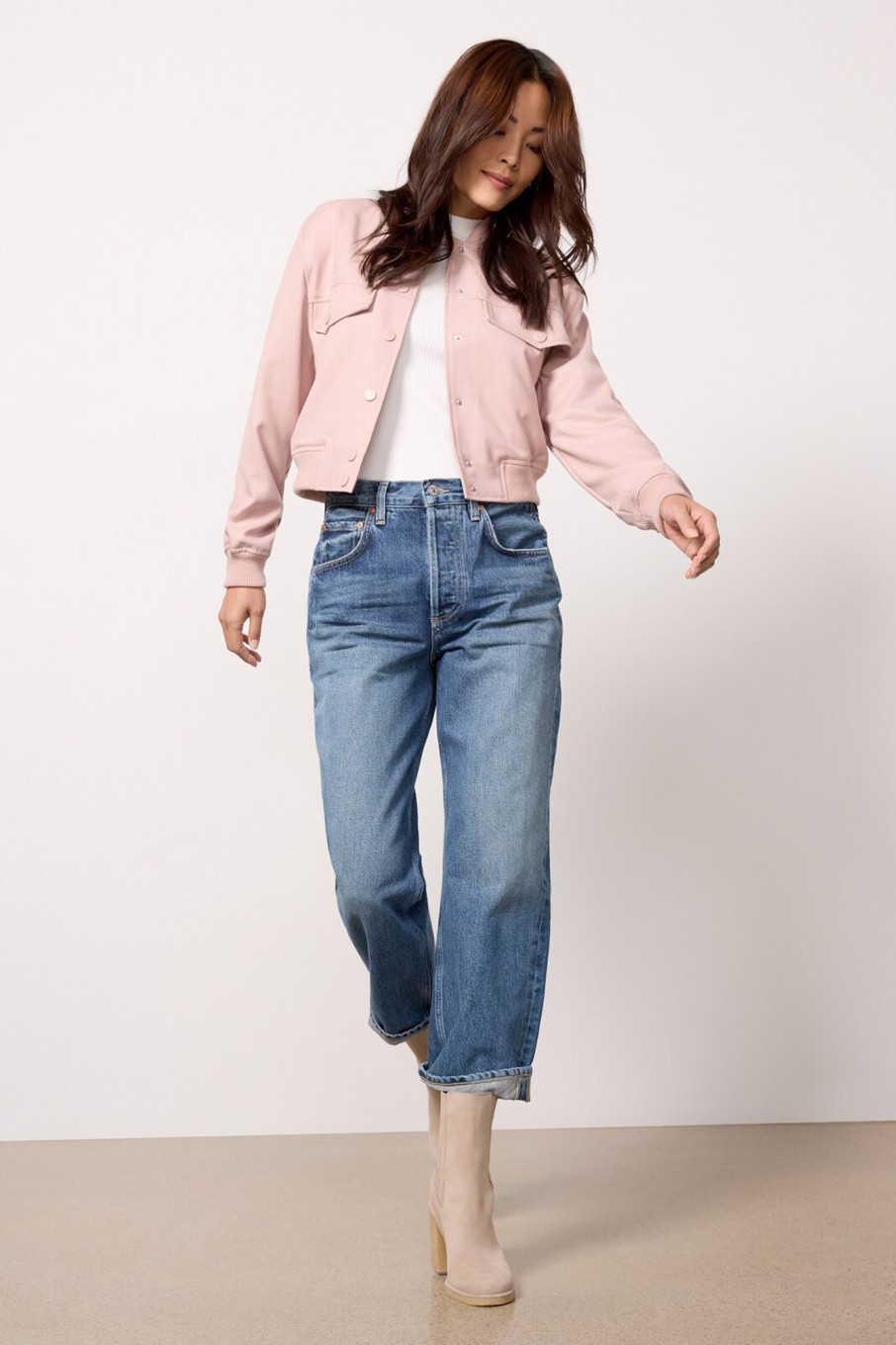 Clothing CITIZENS OF HUMANITY | Dahlia Baby Roll Jean