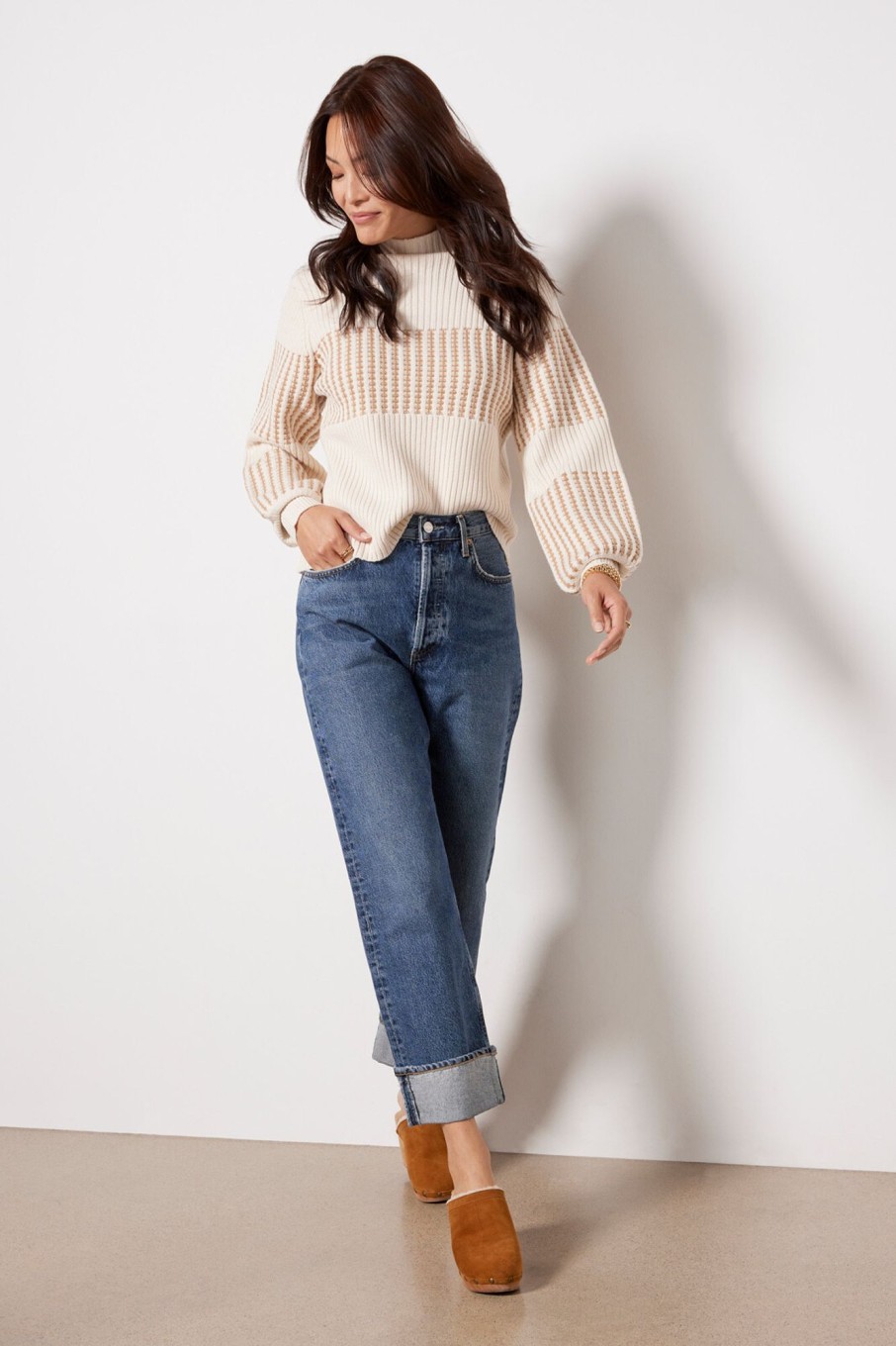 Clothing FRENCH CONNECTION | Babysoft Balloon Sleeve Pullover