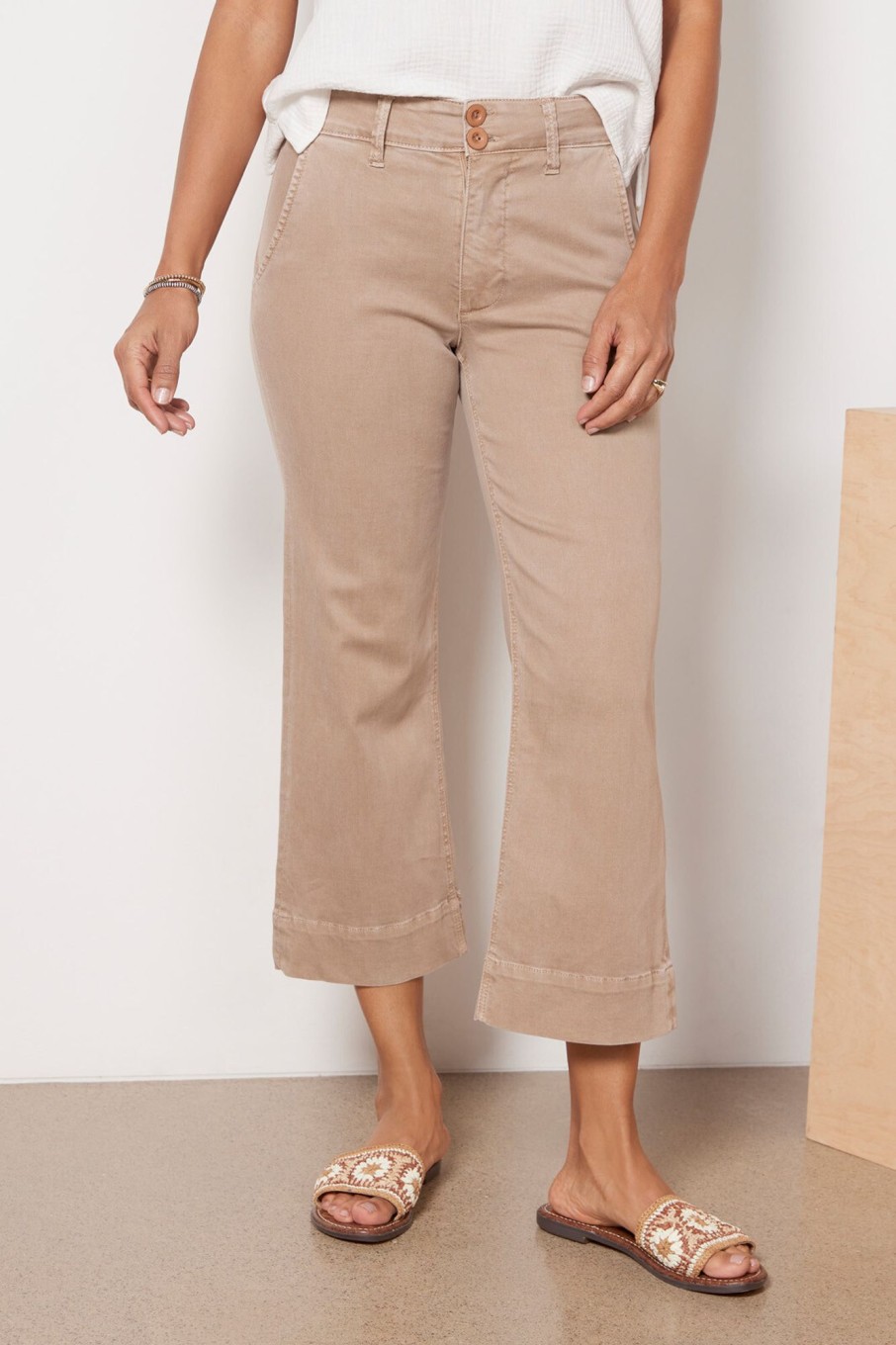 Clothing KUT FROM THE KLOTH | Charlotte High Rise Wide Leg Crop