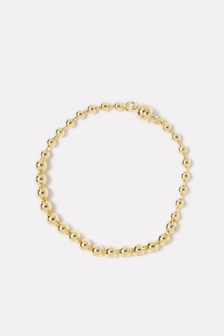 Shoes & Accessories LUV AJ | Pave Ball Chain Bracelet