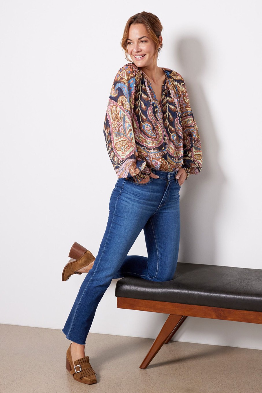 Clothing SANCTUARY | Tapestry Button Blouse