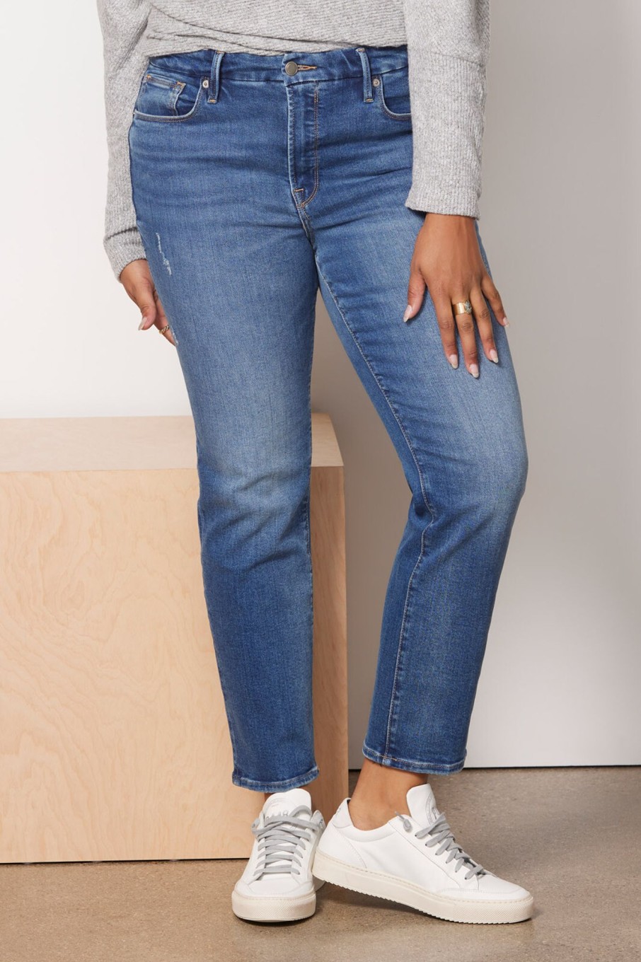 Clothing GOOD AMERICAN | Good Legs Straight Jean