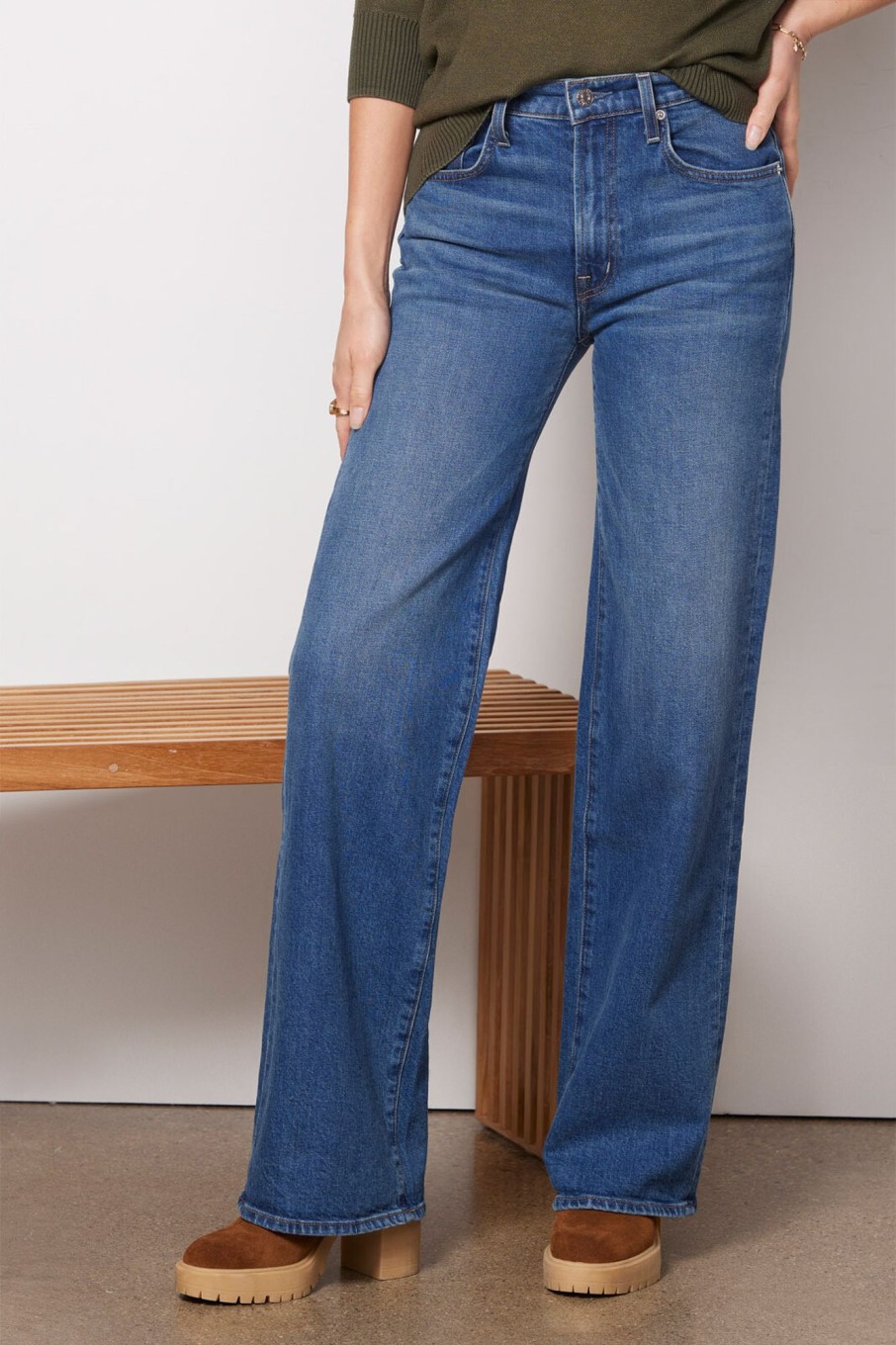 Clothing EDWIN | Marli Wide Leg Jean