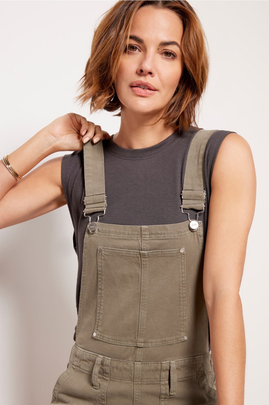 Clothing PAIGE | Mayslie Straight Ankle Overall