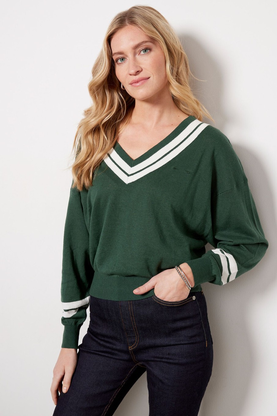 Clothing THE UPSIDE | Bonita Knit Crew Pullover