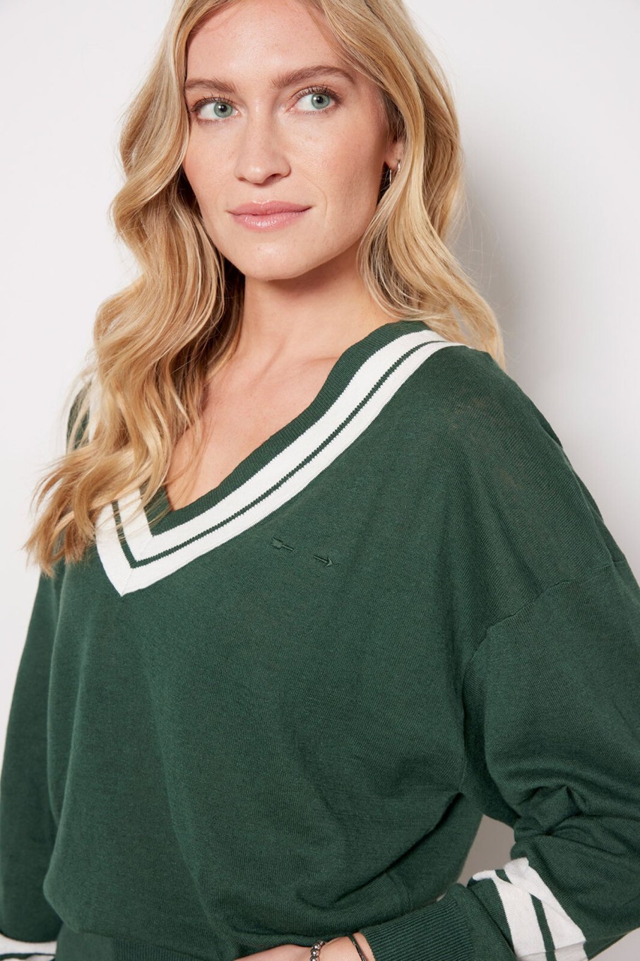 Clothing THE UPSIDE | Bonita Knit Crew Pullover