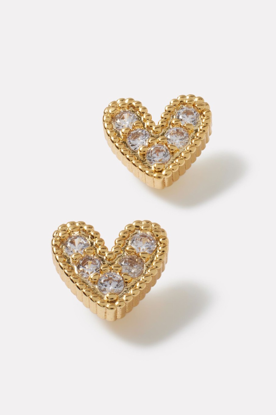 Shoes & Accessories EVEREVE | Lily Pave Heart Studs