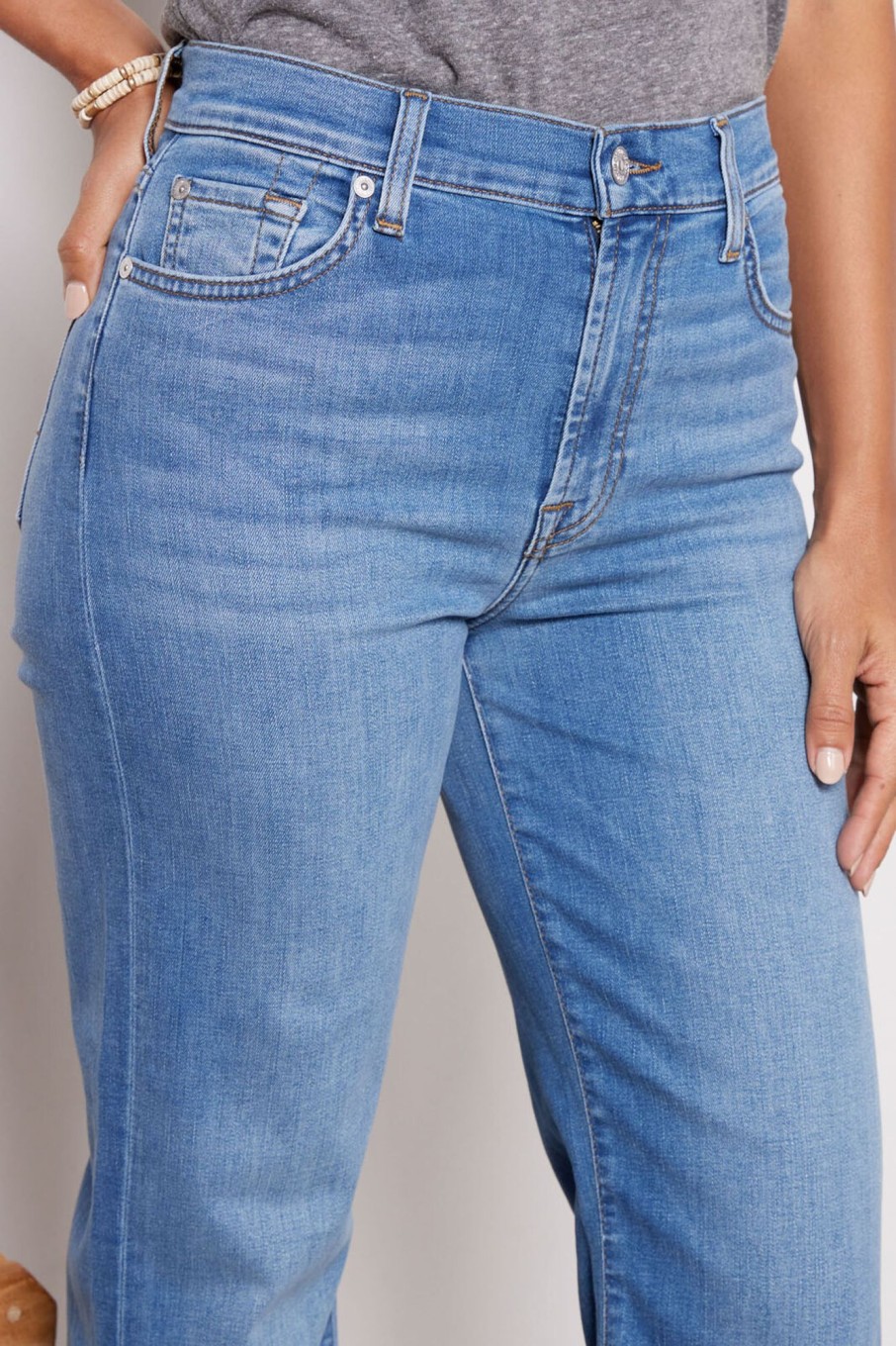 Clothing 7 FOR ALL MANKIND | Cropped Alexa Jean