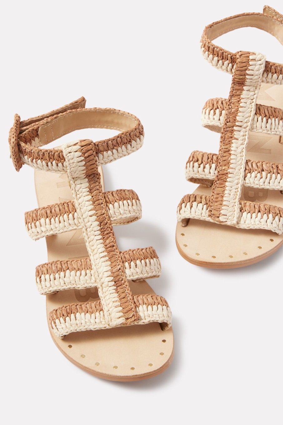 Shoes & Accessories MANEBI | Raffia Gladiator Sandal