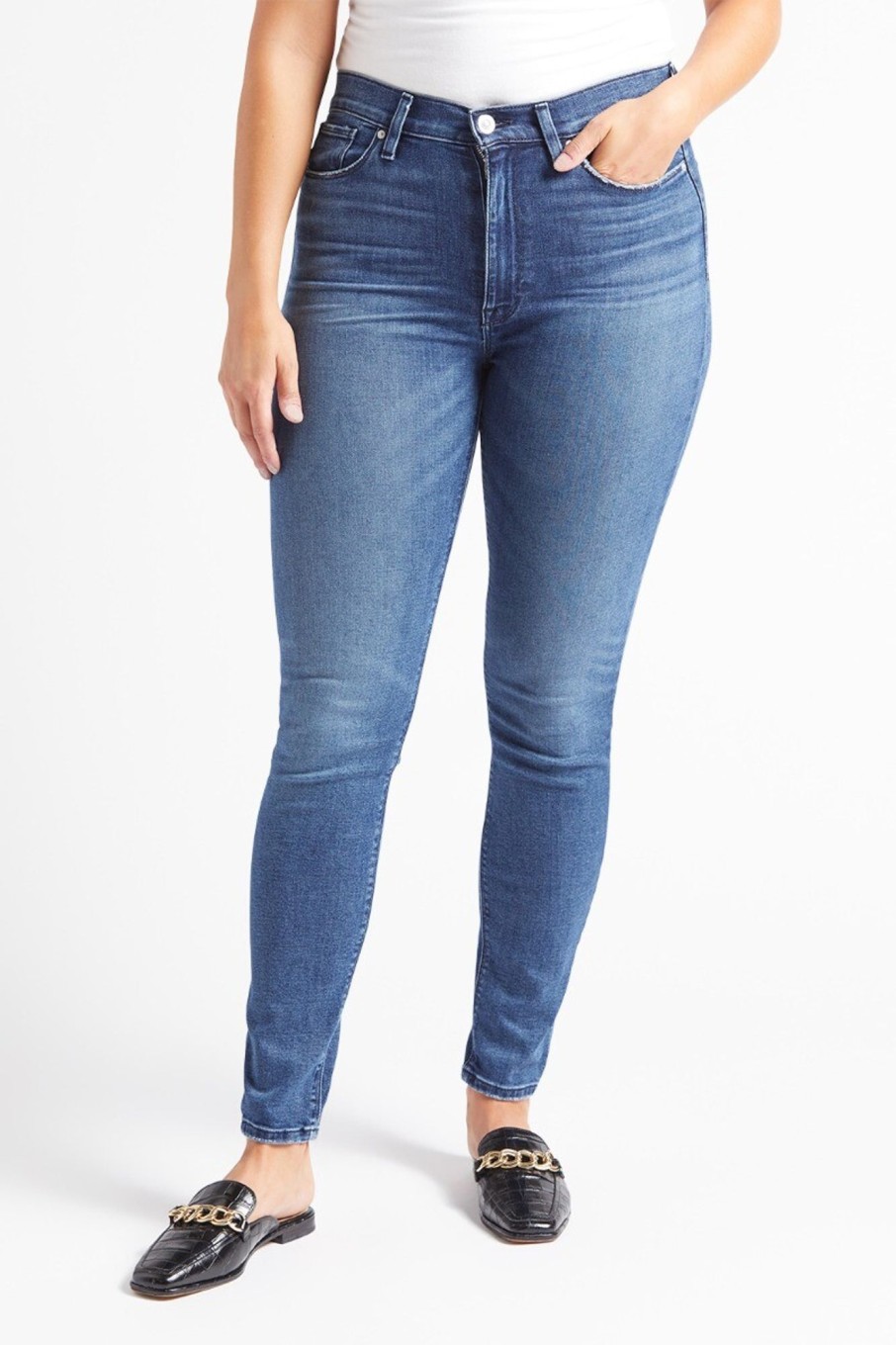 Clothing HUDSON | High Rise Barbara Ankle Skinny