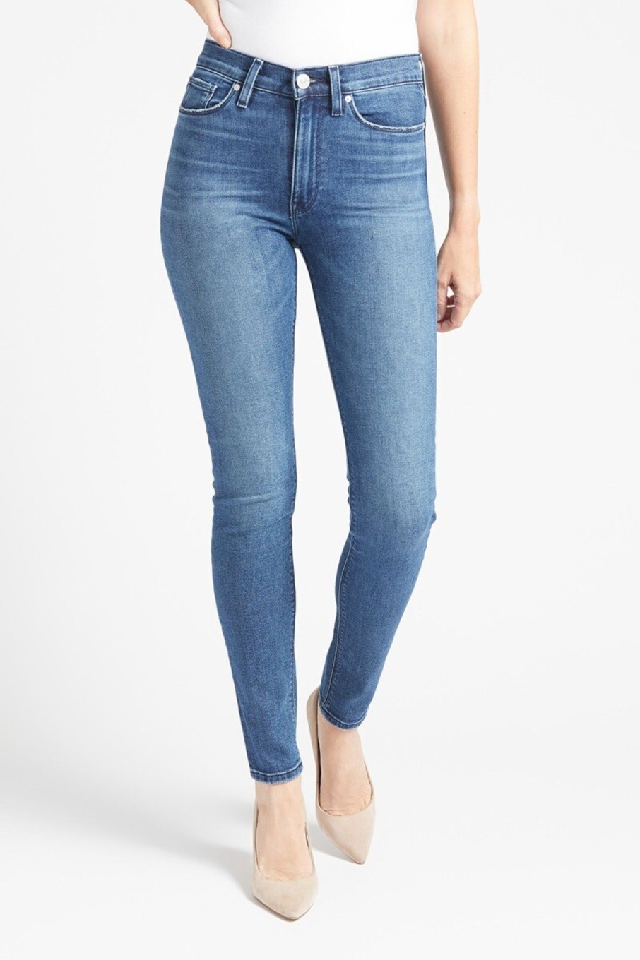 Clothing HUDSON | High Rise Barbara Ankle Skinny