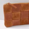 Shoes & Accessories PRIMECUT | Cognac Check Pouch