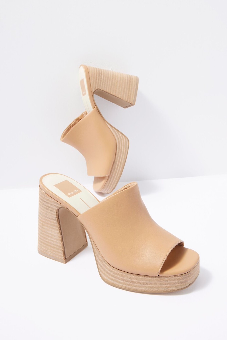 Shoes & Accessories DOLCE VITA | Lukas Wood Platform Sandal