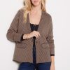 Clothing EVEREVE | Cornelia Herringbone Blazer