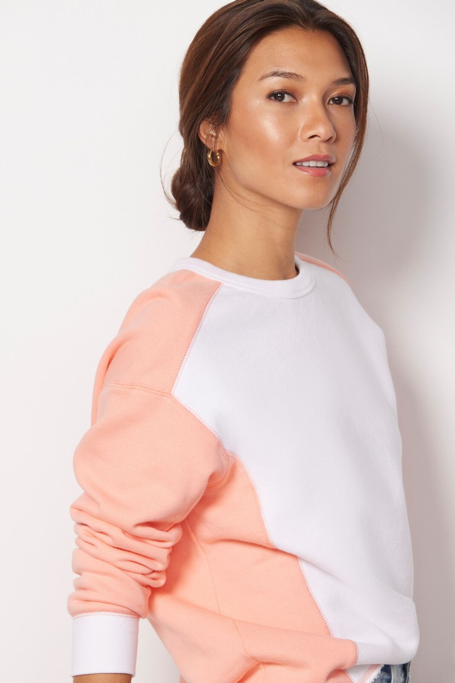 Clothing SUNDRY | Colorblock Sweatshirt