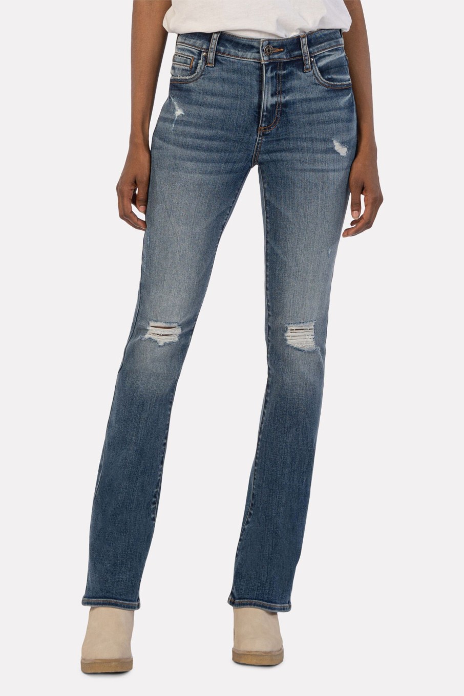 Clothing KUT FROM THE KLOTH | Natalie High Rise Fab Ab Bootcut