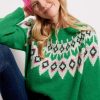 Clothing SUNDRY | Crew Neck Fairisle Pullover