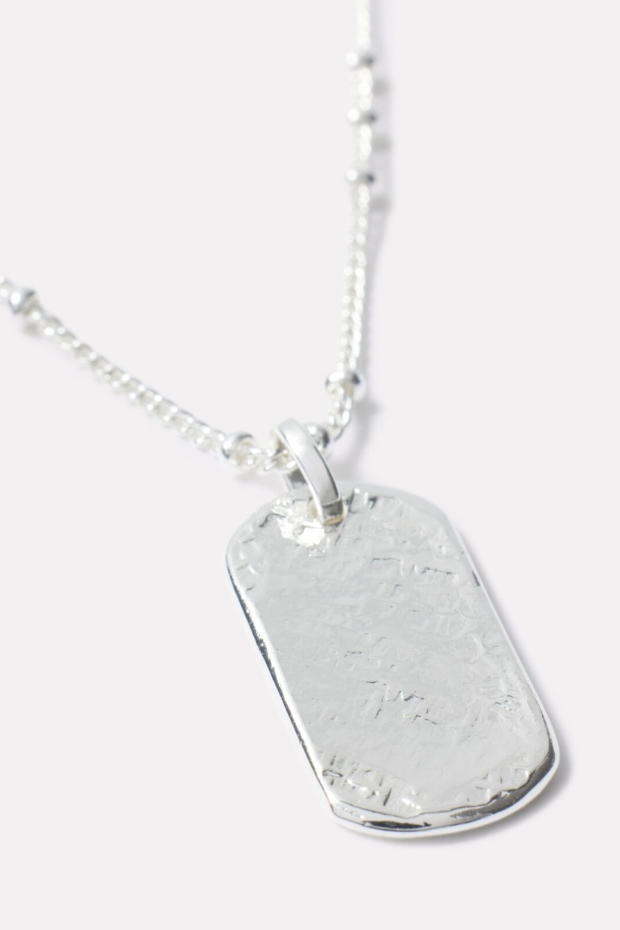 Shoes & Accessories GORJANA | Griffin Dog Tag Necklace