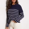 Clothing EVEREVE | Campbell Cashmere Stripe Pullover