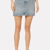 Clothing HUDSON | Curved Hem Mini Skirt