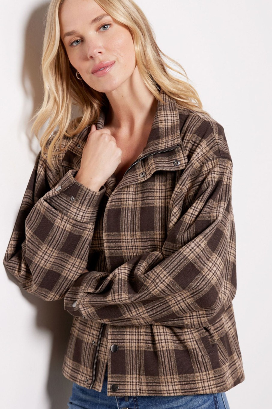 Clothing LNA | Broadway Plaid Jacket