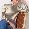 Clothing EVEREVE | Pierre Stripe Turtleneck Top