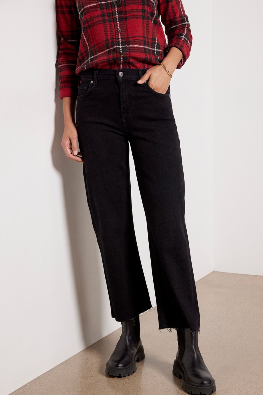 Clothing 7 FOR ALL MANKIND | Cropped Alexa Jean