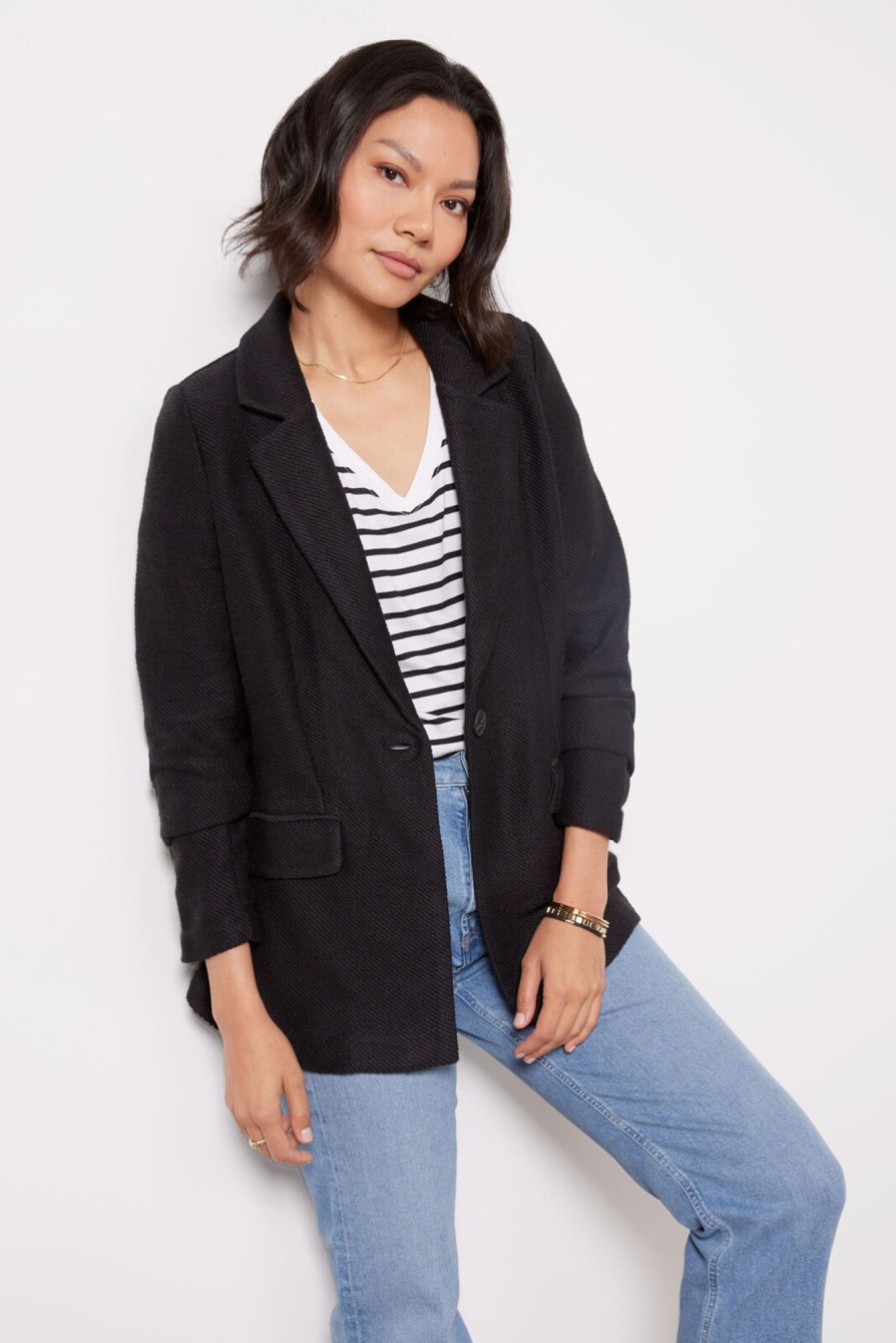 Clothing SANCTUARY | Bryce Knit Blazer