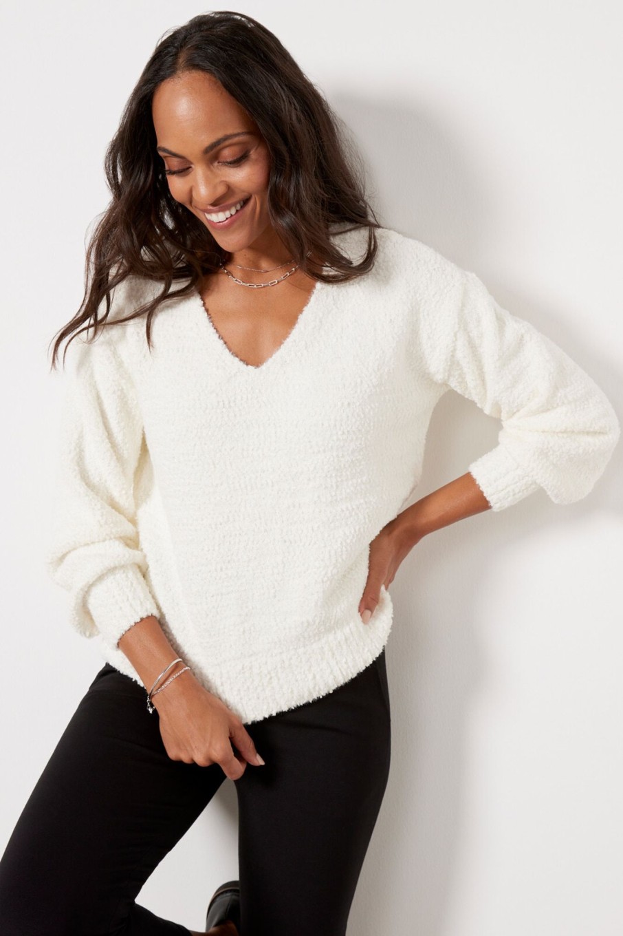 Clothing SANCTUARY | Bliss Vneck Pullover