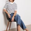 Clothing FRENCH CONNECTION | Mozart Moss Stitch Stripe Pullover