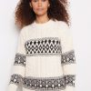 Clothing LINE AND DOT | Fair Isle Oversized Pullover