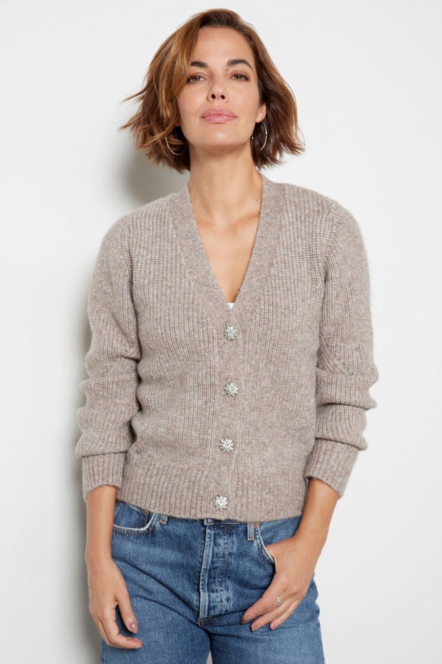 Clothing EVEREVE | Celleste Jewel Button Cardigan