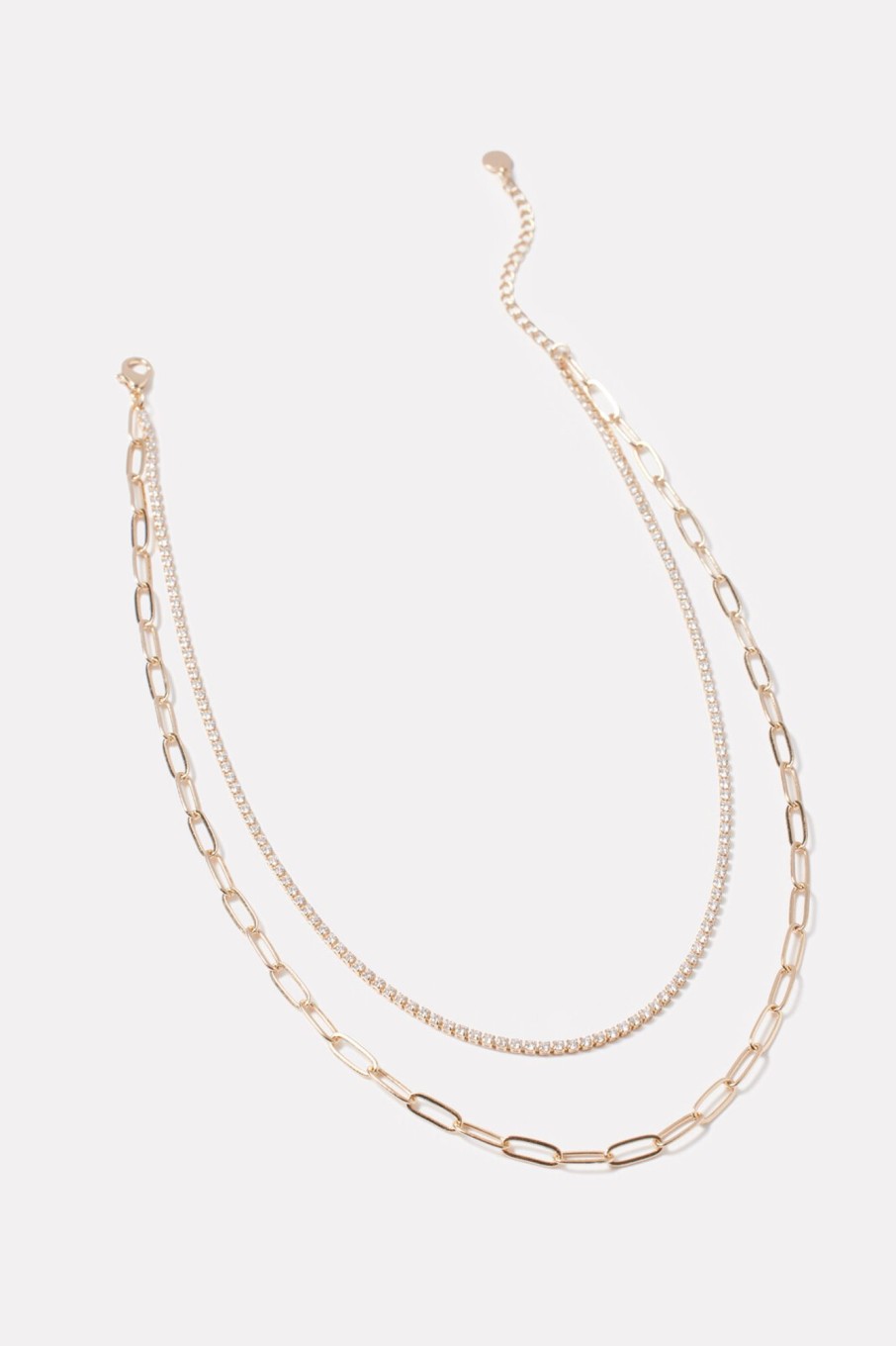 Shoes & Accessories EVEREVE | Double Strand Tennis Necklace